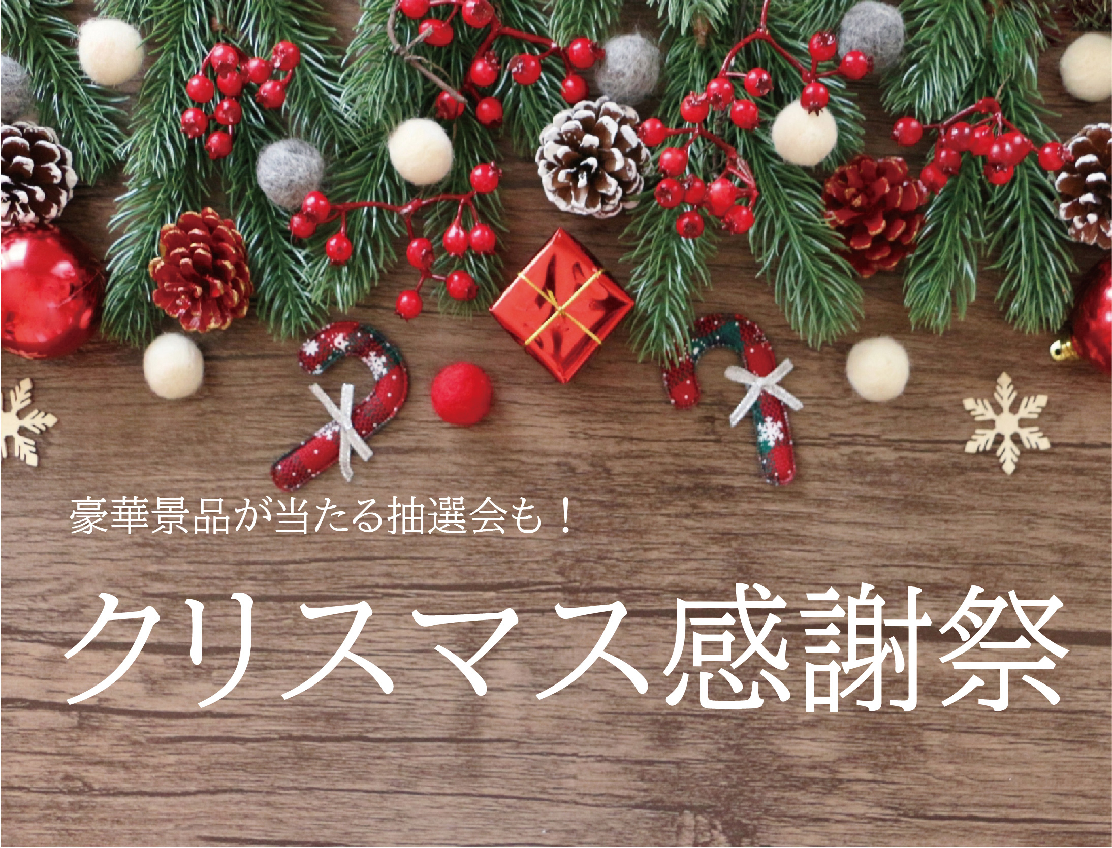 【オーナー様向け】クリスマス感謝イベント